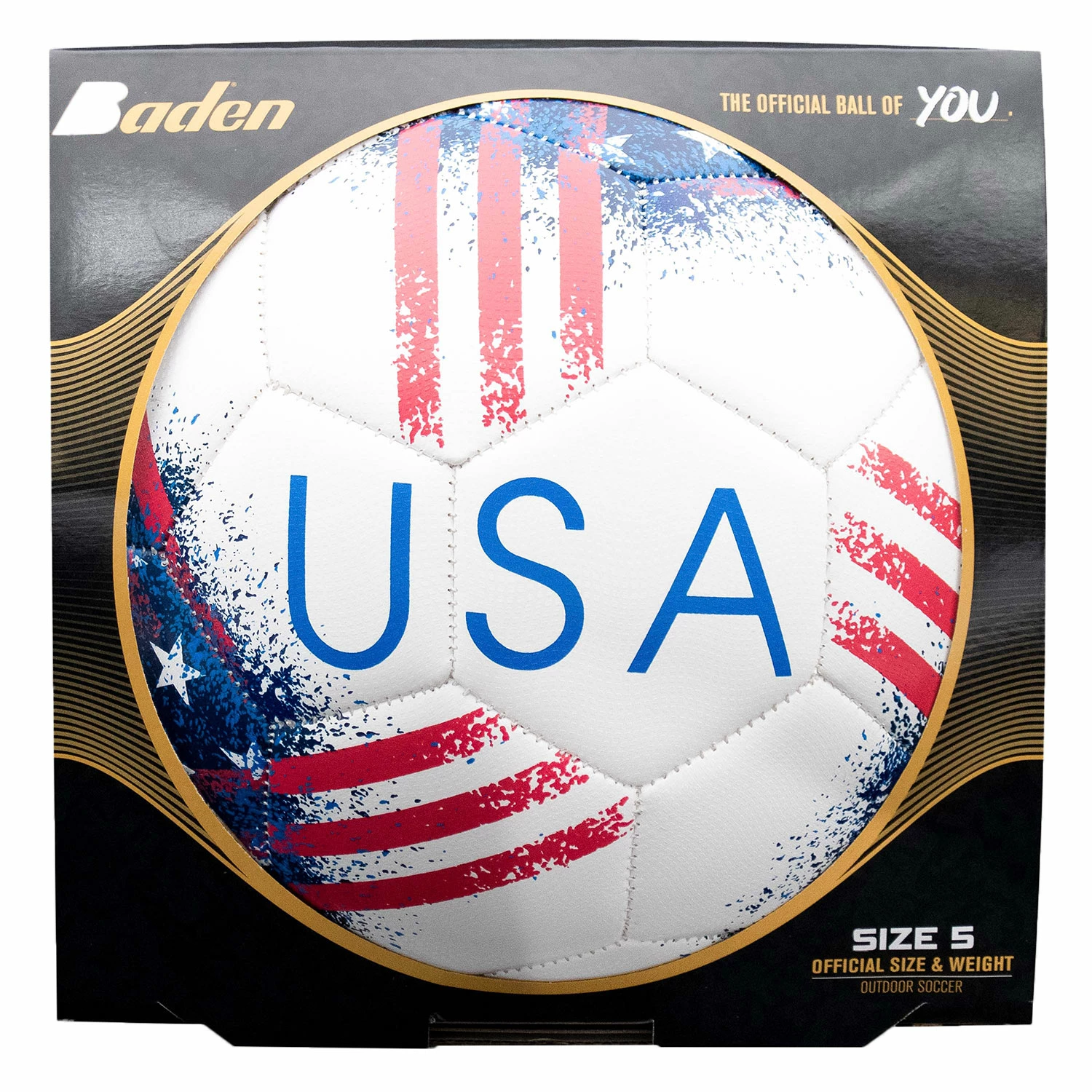 Baden Official Size 5 USA Soccer Ball - Image 2