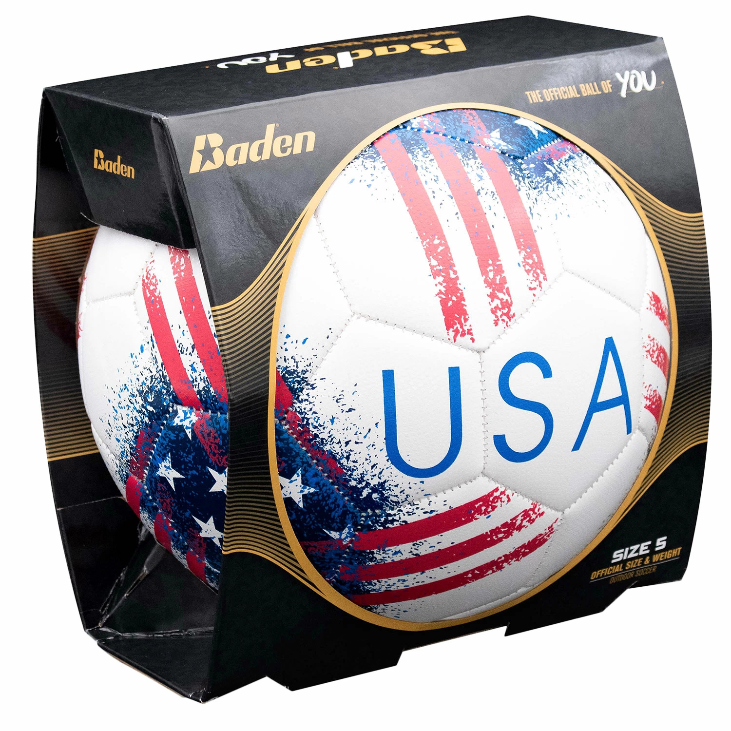 Baden Official Size 5 USA Soccer Ball - Image 3