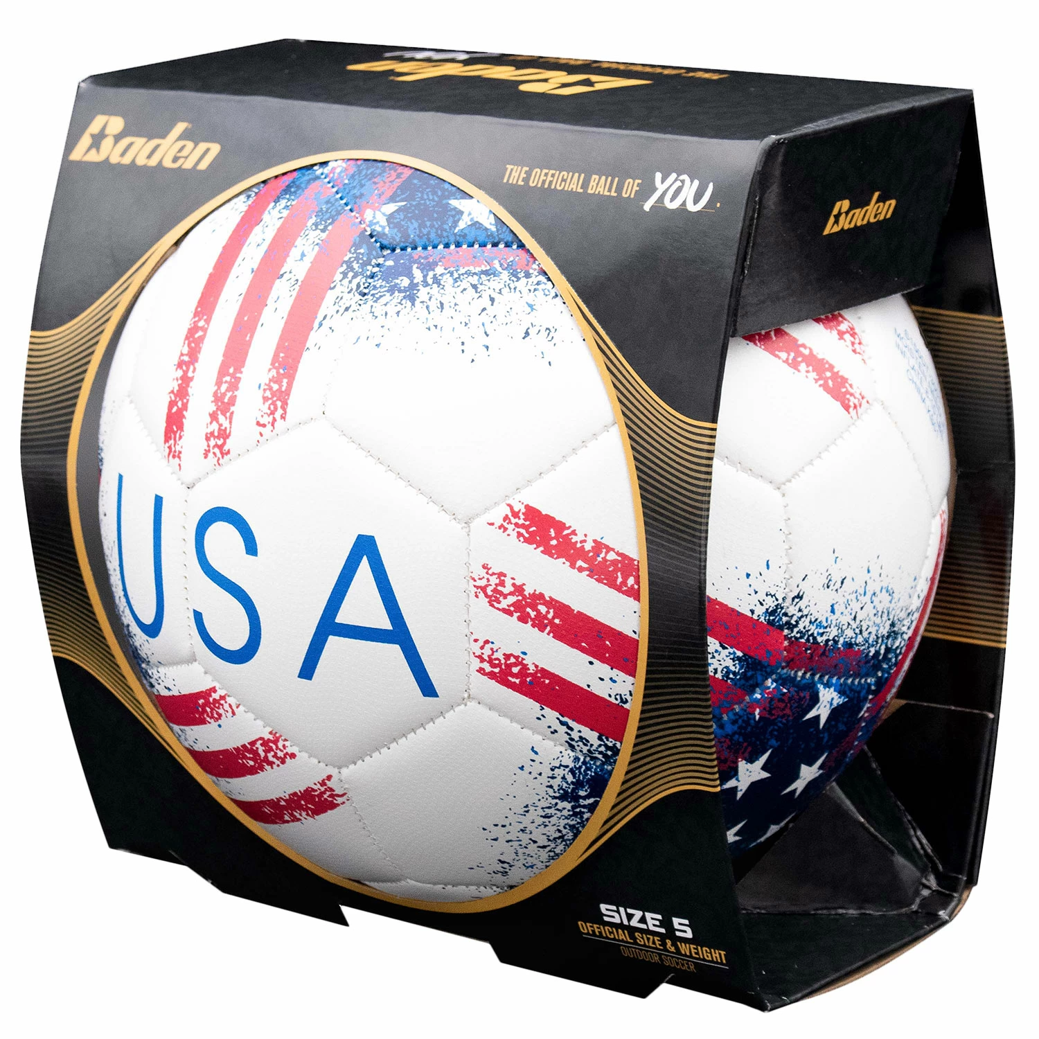 Baden Official Size 5 USA Soccer Ball - Image 4