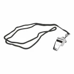 SafeTGard Chrome Whistle And Lanyard