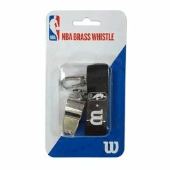 Wilson NBA Brass Whistle With Lanyard