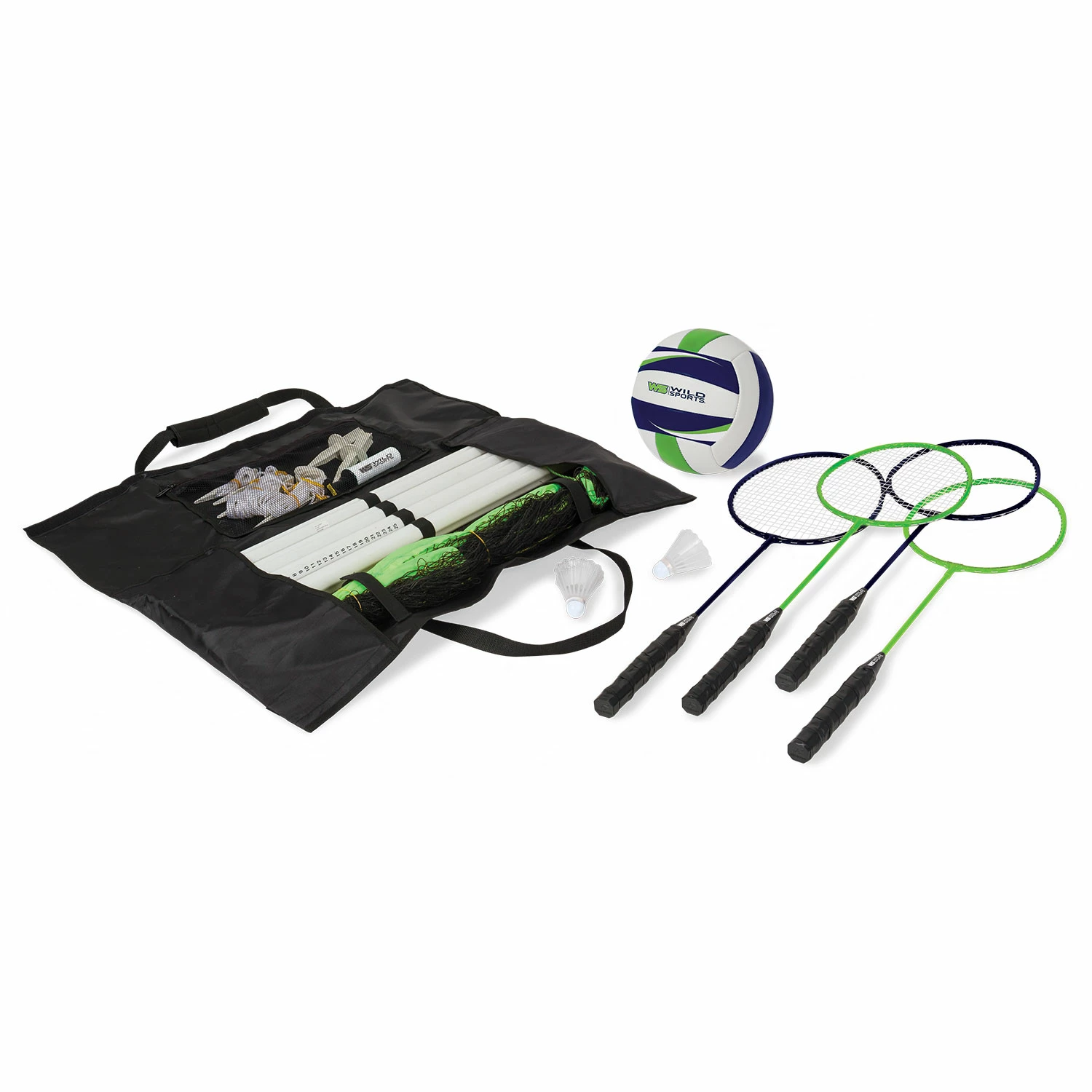 Wild Sports Badminton/Volleyball Set